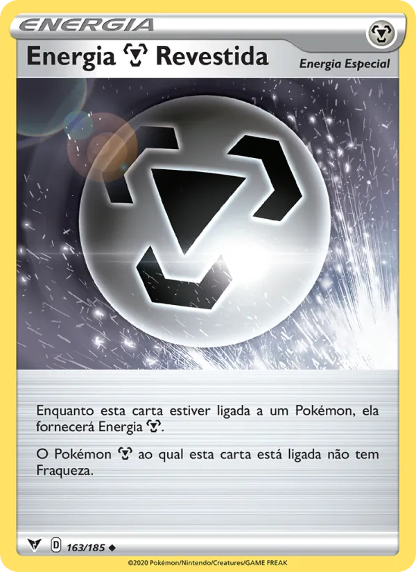 Energia Metal Revestida Voltagem Vívida 163/185