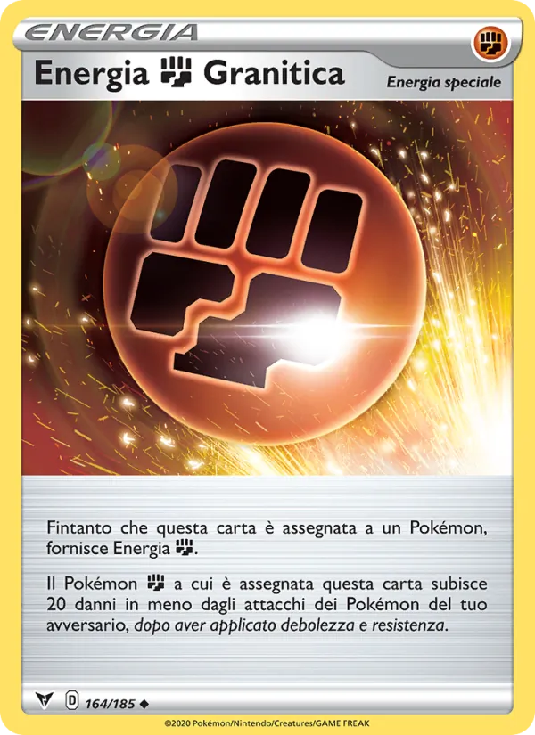 Energia Fighting Granitica Voltaggio Sfolgorante 164/185
