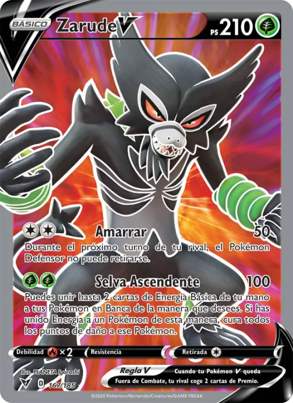Zarude V Voltaje Vívido 167/185