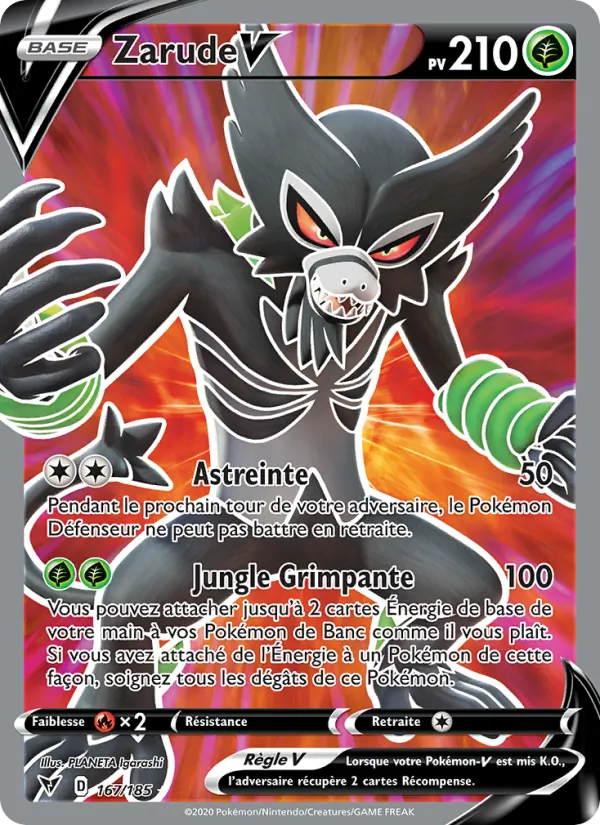 Zarude V Voltage Éclatant 167/185