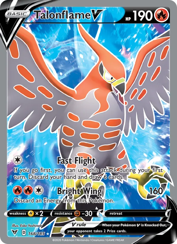 Talonflame V Vivid Voltage 168/185