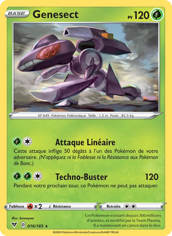 Genesect Voltage Éclatant 16/185
