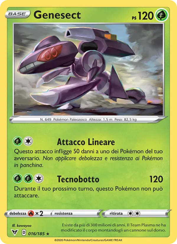 Genesect Voltaggio Sfolgorante 16/185