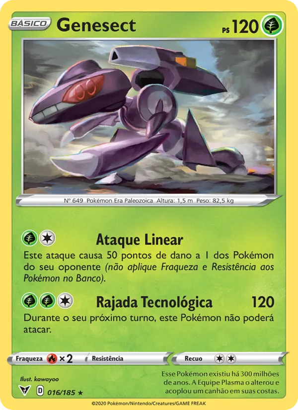 Genesect Voltagem Vívida 16/185