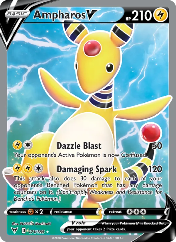 Ampharos V Vivid Voltage 171/185
