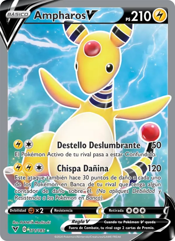 Ampharos V Voltaje Vívido 171/185