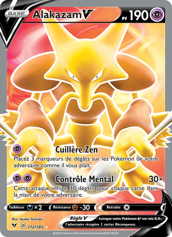 Alakazam V Voltage Éclatant 172/185