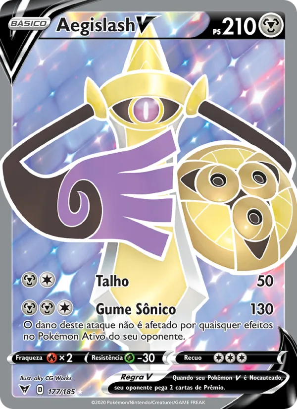 Aegislash V Voltagem Vívida 177/185