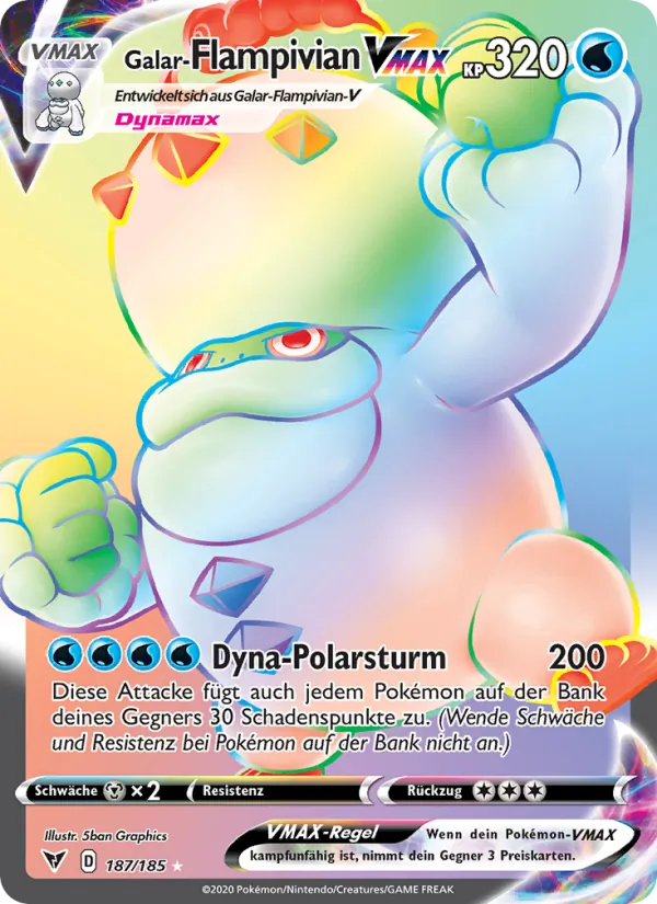 Galar-Flampivian VMAX Farbenschock 187/185