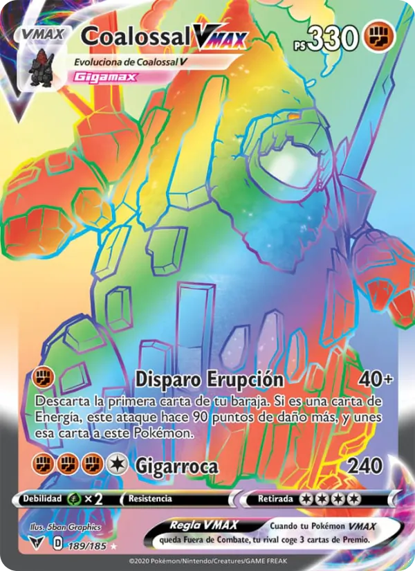 Coalossal VMAX Voltaje Vívido 189/185
