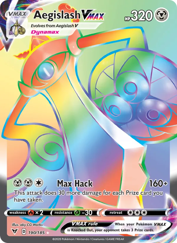 Aegislash VMAX Vivid Voltage 190/185