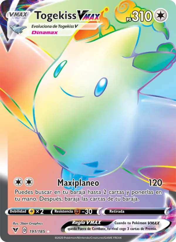 Togekiss VMAX Voltaje Vívido 191/185