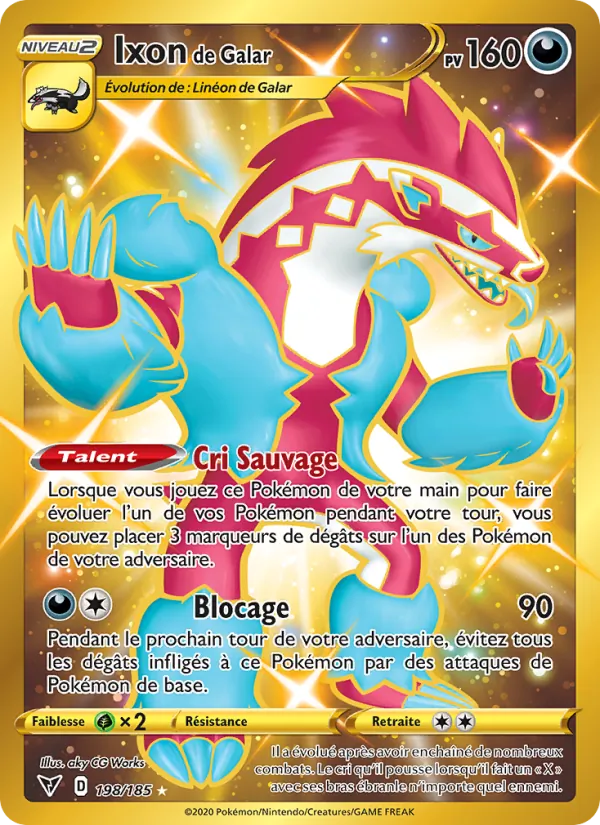 Ixon de Galar Voltage Éclatant 198/185