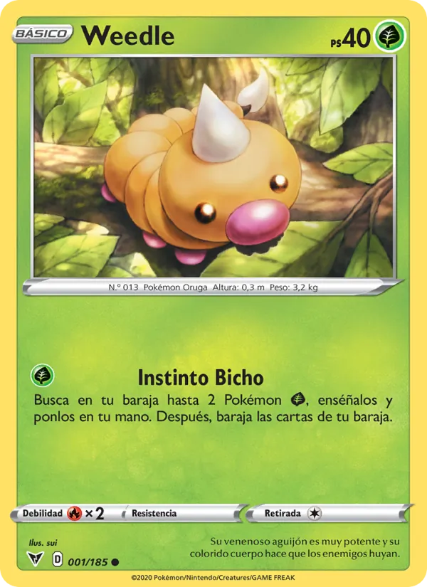 Weedle Voltaje Vívido 1/185
