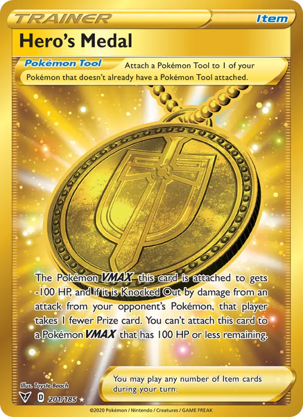 Hero's Medal Vivid Voltage 201/185