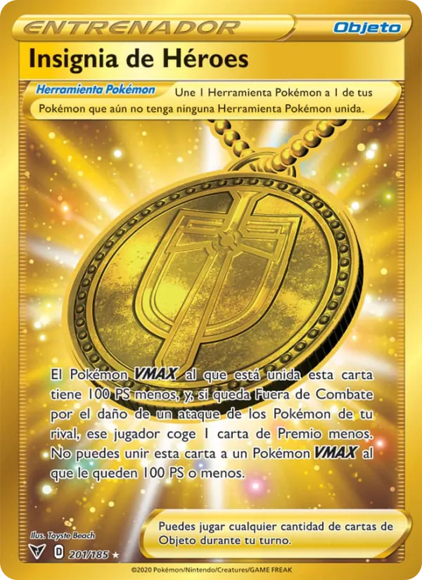 Insignia de Héroes Voltaje Vívido 201/185