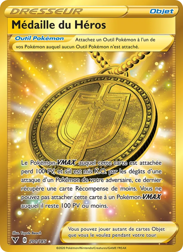 Médaille du Héros Voltage Éclatant 201/185
