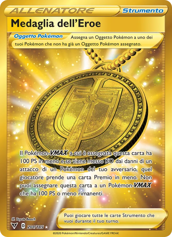 Medaglia dell'Eroe Voltaggio Sfolgorante 201/185