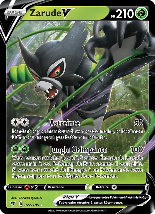 Zarude V Voltage Éclatant 22/185
