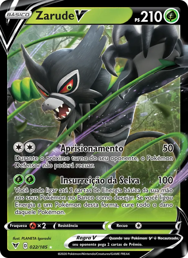 Zarude V Voltagem Vívida 22/185