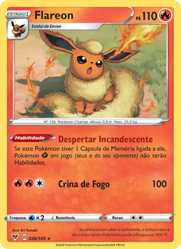 Flareon Voltagem Vívida 26/185