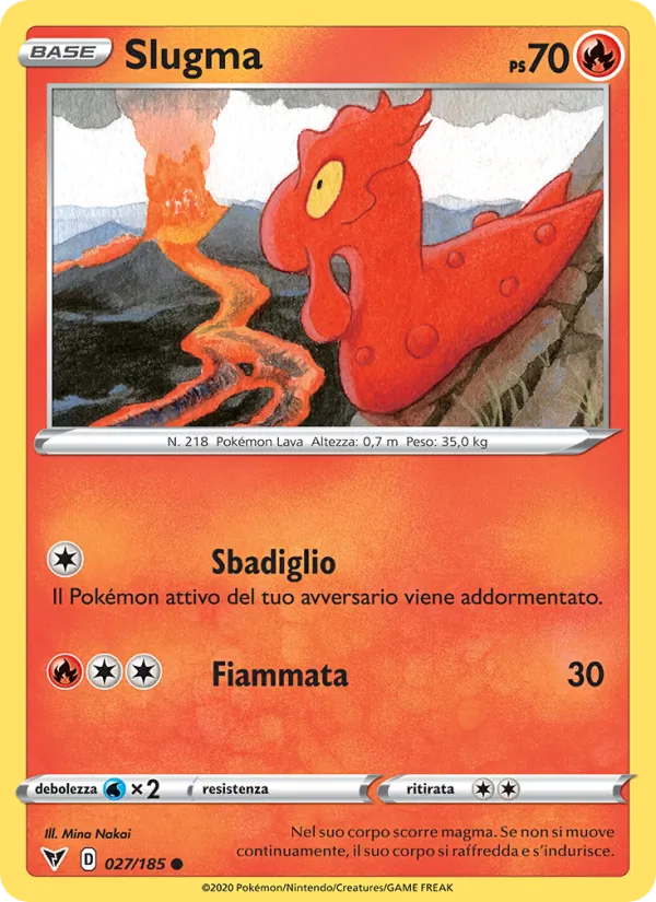 Slugma Voltaggio Sfolgorante 27/185