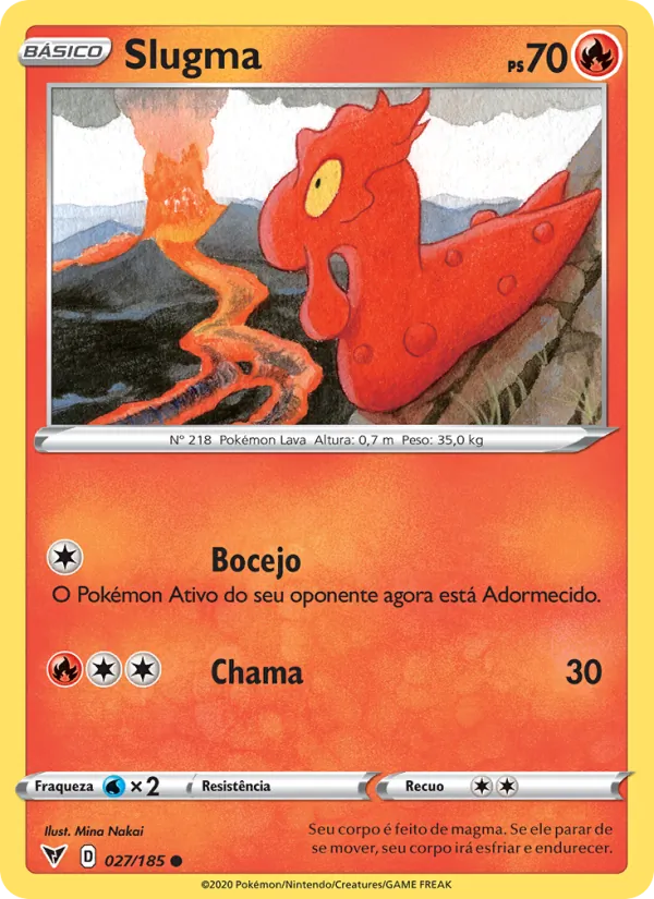 Slugma Voltagem Vívida 27/185