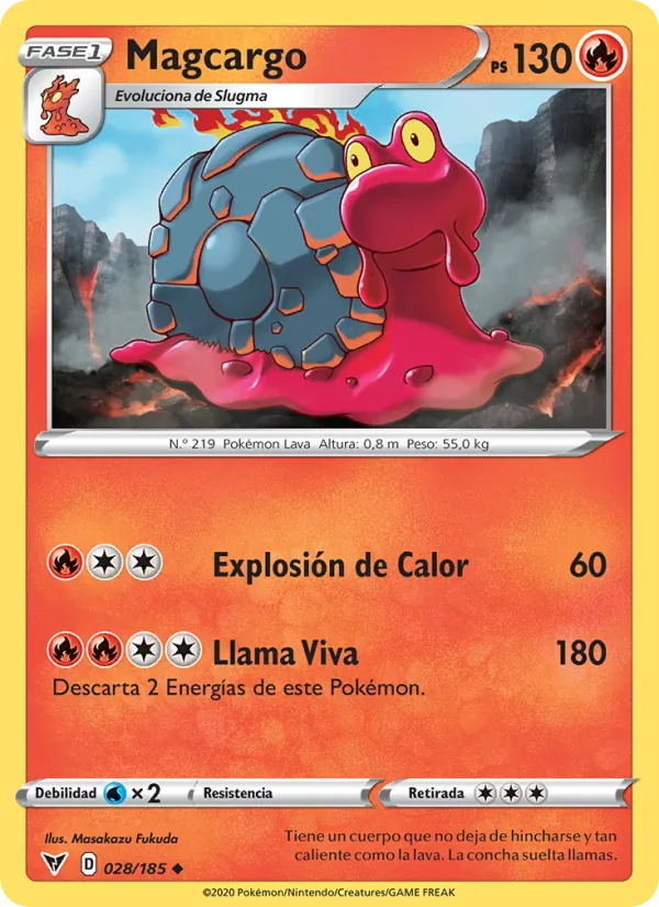 Magcargo Voltaje Vívido 28/185