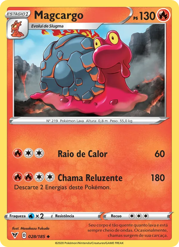Magcargo Voltagem Vívida 28/185