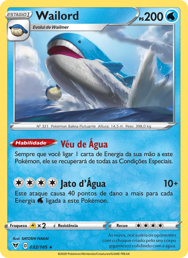 Wailord Voltagem Vívida 32/185