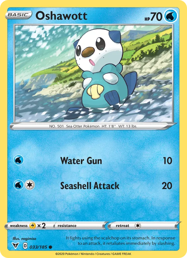 Oshawott Vivid Voltage 33/185