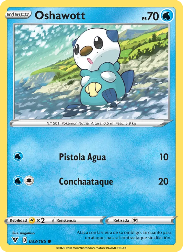 Oshawott Voltaje Vívido 33/185