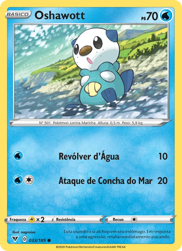 Oshawott Voltagem Vívida 33/185