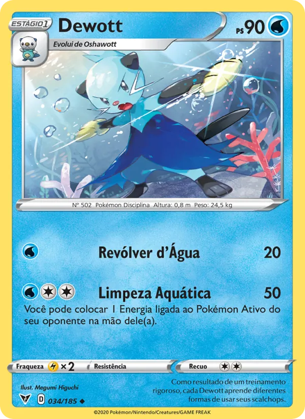 Dewott Voltagem Vívida 34/185