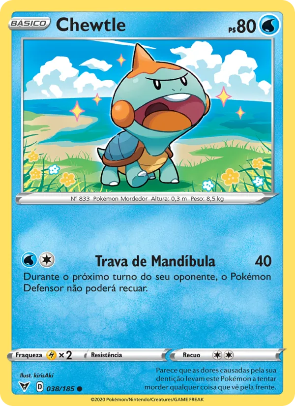 Chewtle Voltagem Vívida 38/185