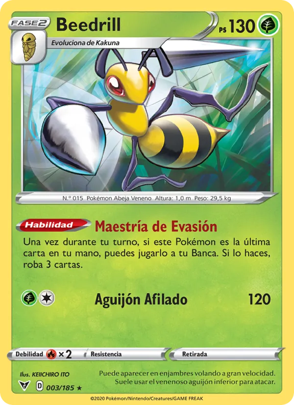 Beedrill Voltaje Vívido 3/185