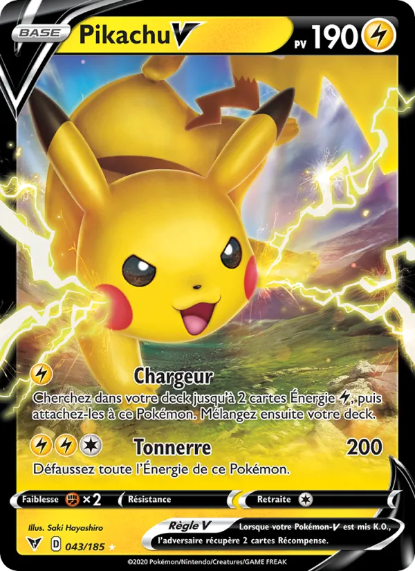 Pikachu V Voltage Éclatant 43/185