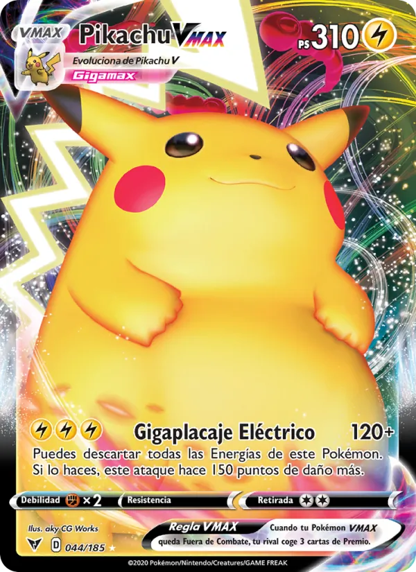 Pikachu VMAX Voltaje Vívido 44/185