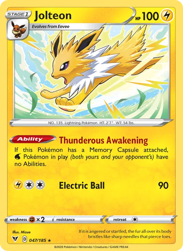 Jolteon Vivid Voltage 47/185