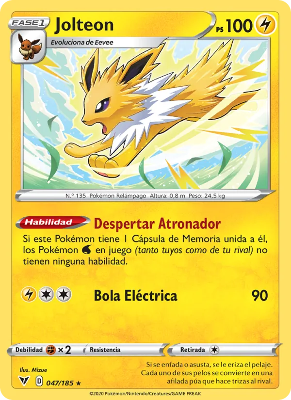 Jolteon Voltaje Vívido 47/185