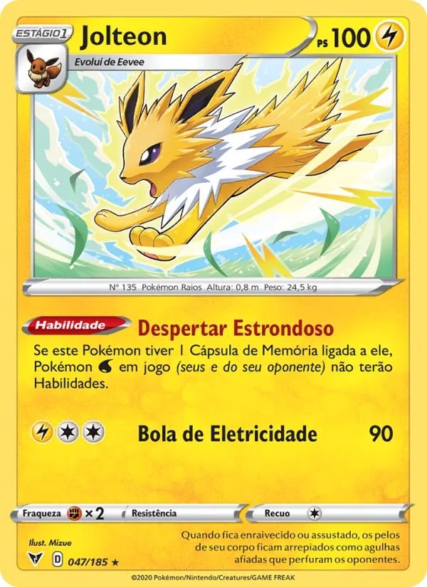 Jolteon Voltagem Vívida 47/185