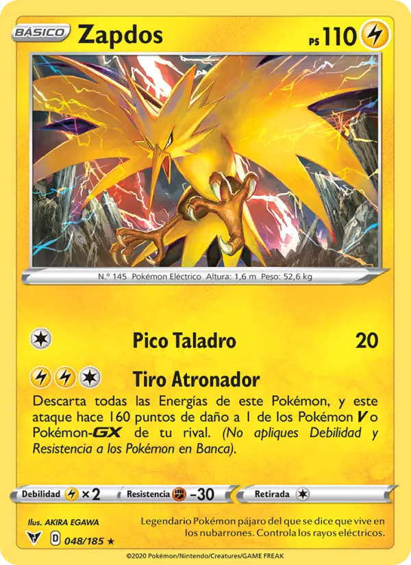 Zapdos Voltaje Vívido 48/185