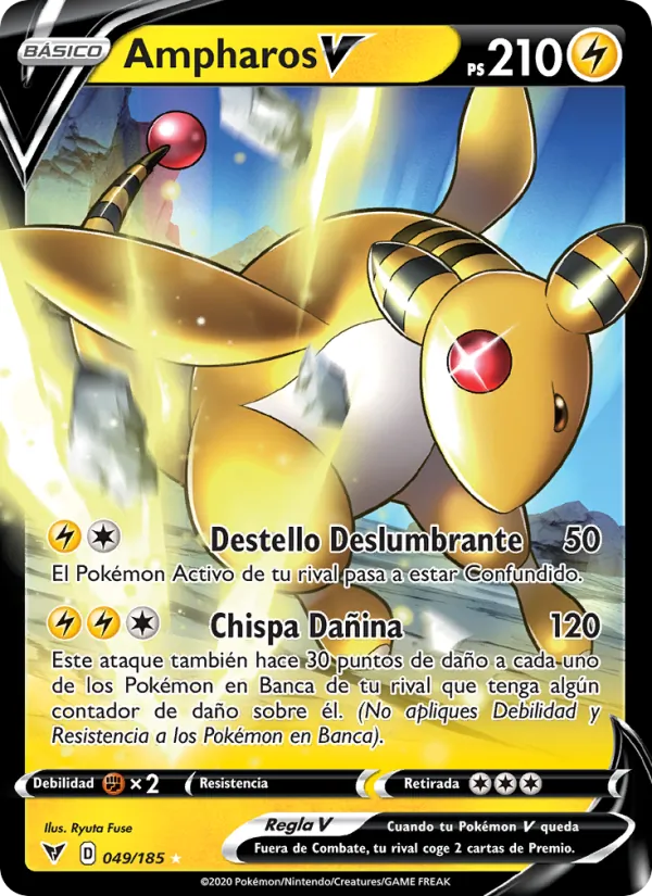 Ampharos V Voltaje Vívido 49/185