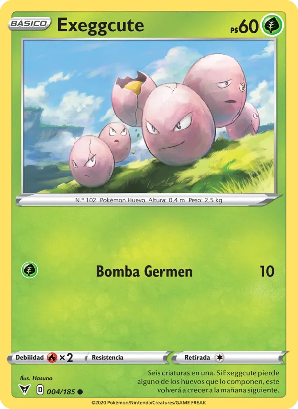 Exeggcute Voltaje Vívido 4/185