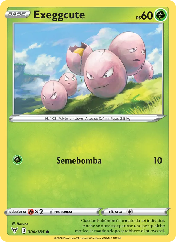 Exeggcute Voltaggio Sfolgorante 4/185