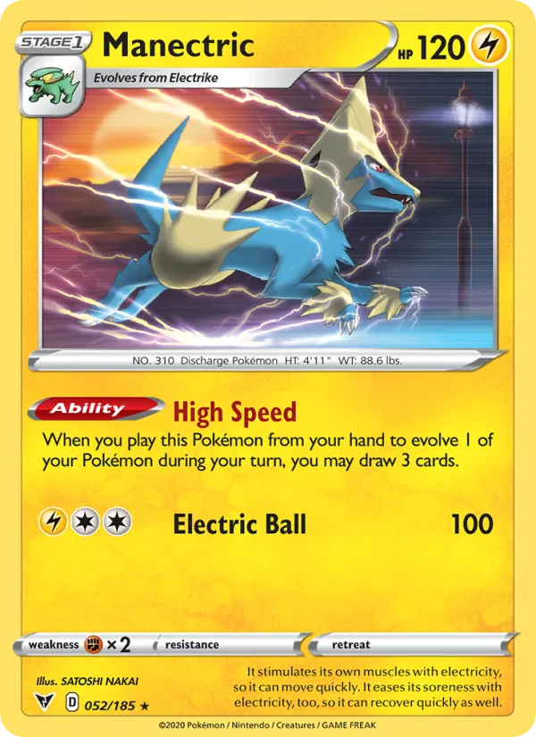 Manectric Voltagem Vívida 52/185