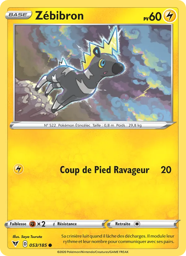 Zébibron Voltage Éclatant 53/185