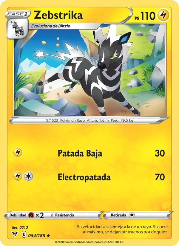 Zebstrika Voltaje Vívido 54/185