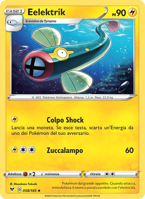 Eelektrik Voltaggio Sfolgorante 58/185