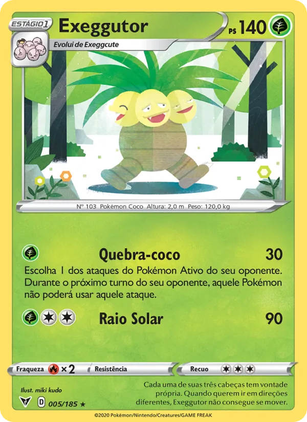 Exeggutor Voltagem Vívida 5/185